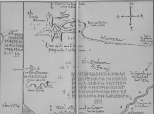 Tolkien Hobbit Thorrs Map